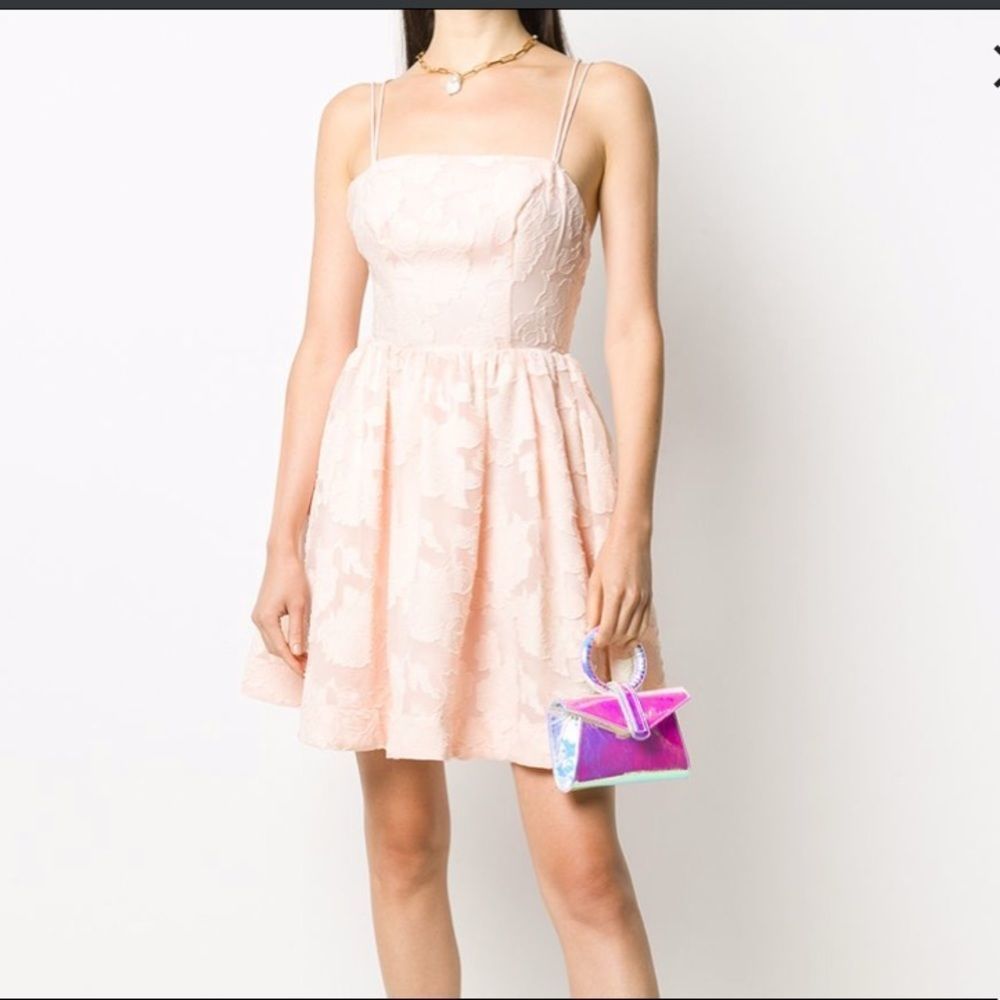 Keepsake - Offset Blush Mini Dress In Peach